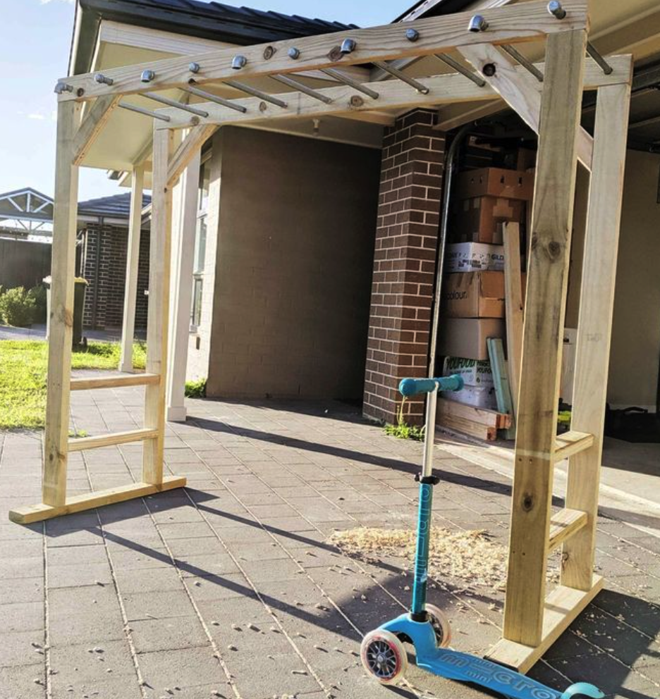 Solved How to build an indoor monkey bar? Page 2 Bunnings community