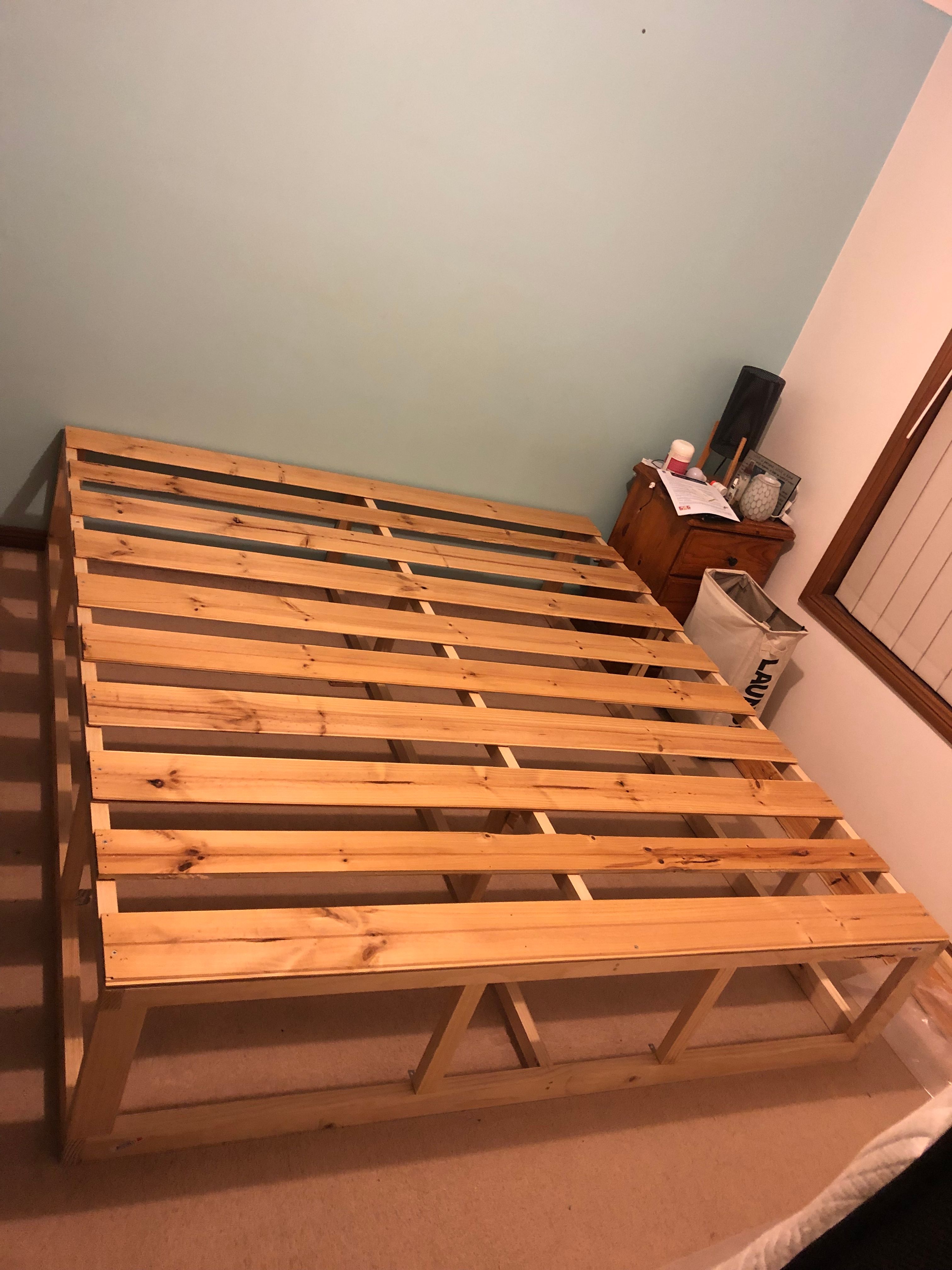 Bunnings pallets bed base with storage Bunnings community