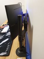 Use a monitor arm to get more desk space
