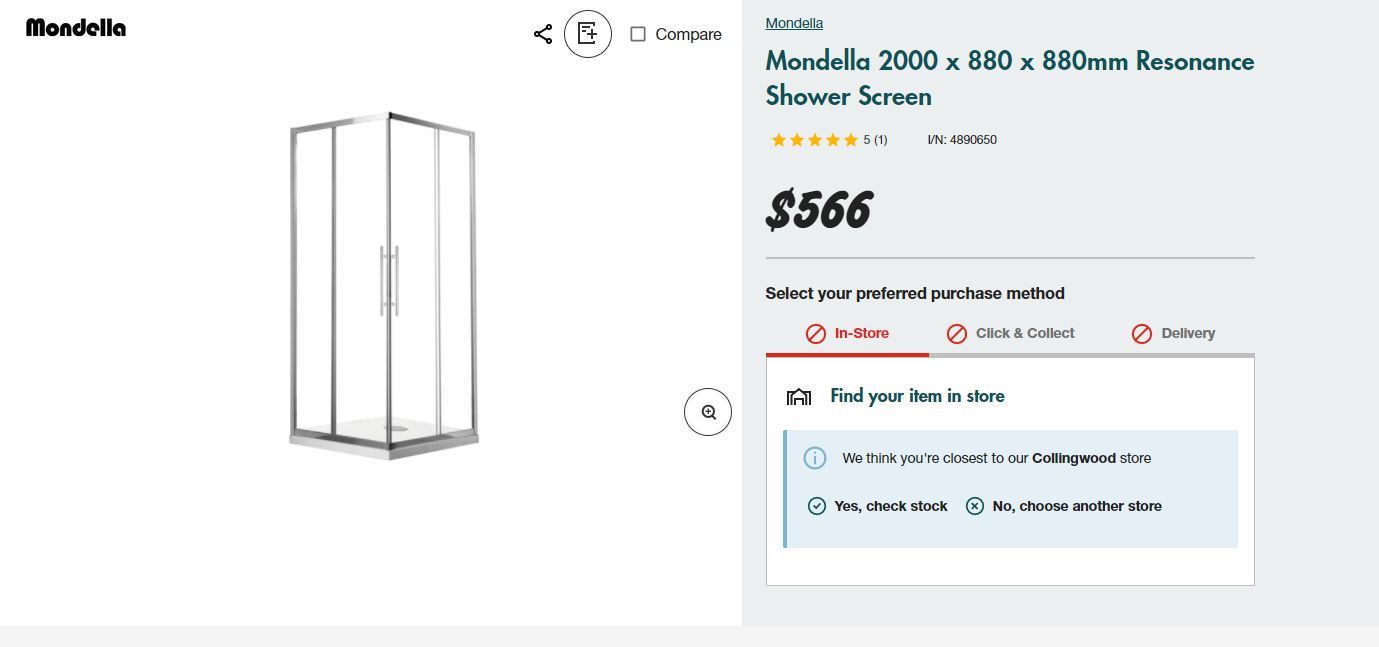 What sizes bath fit your shower screeens... Bunnings community