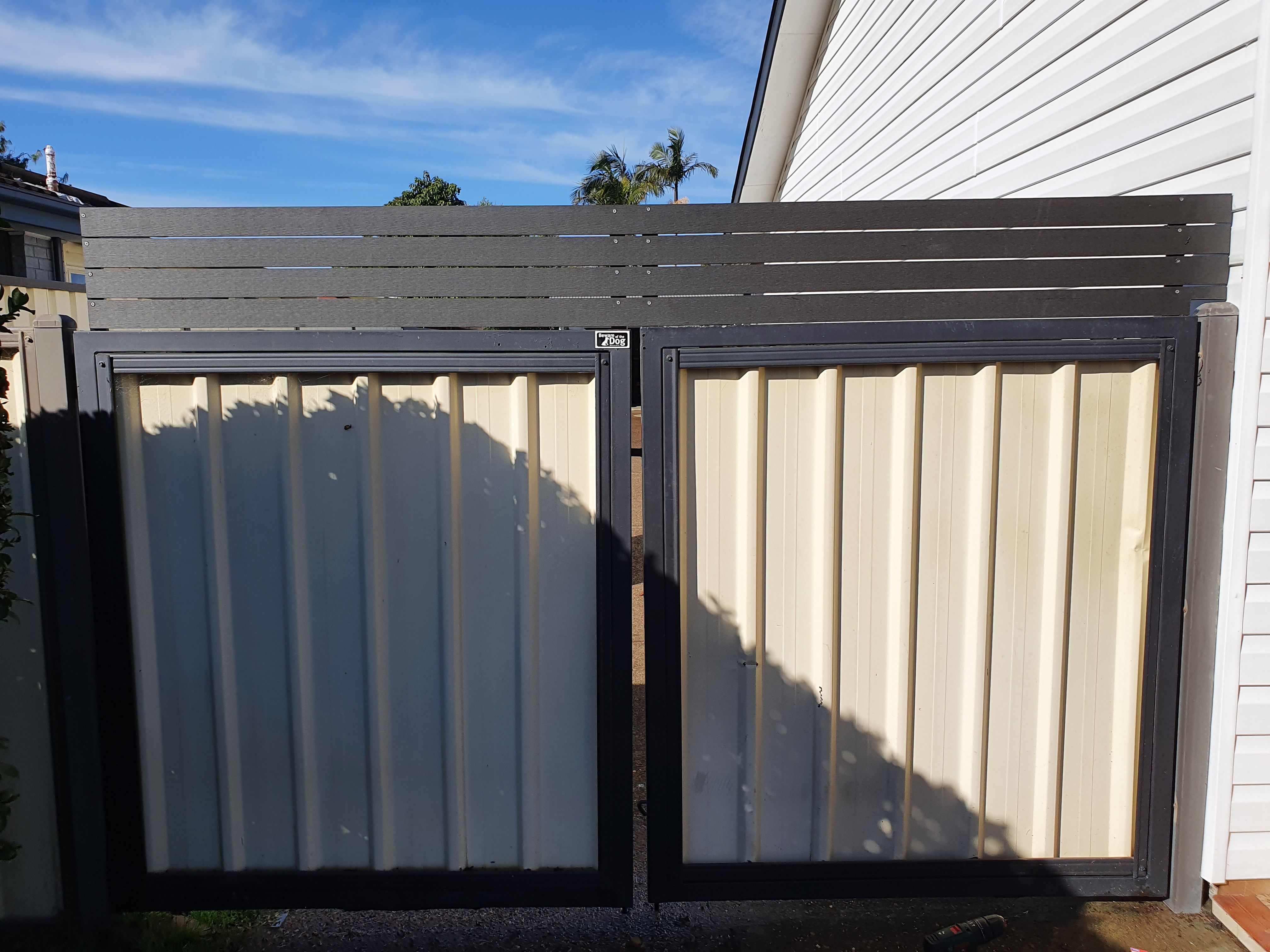 Quick cheap gate height extension Bunnings community