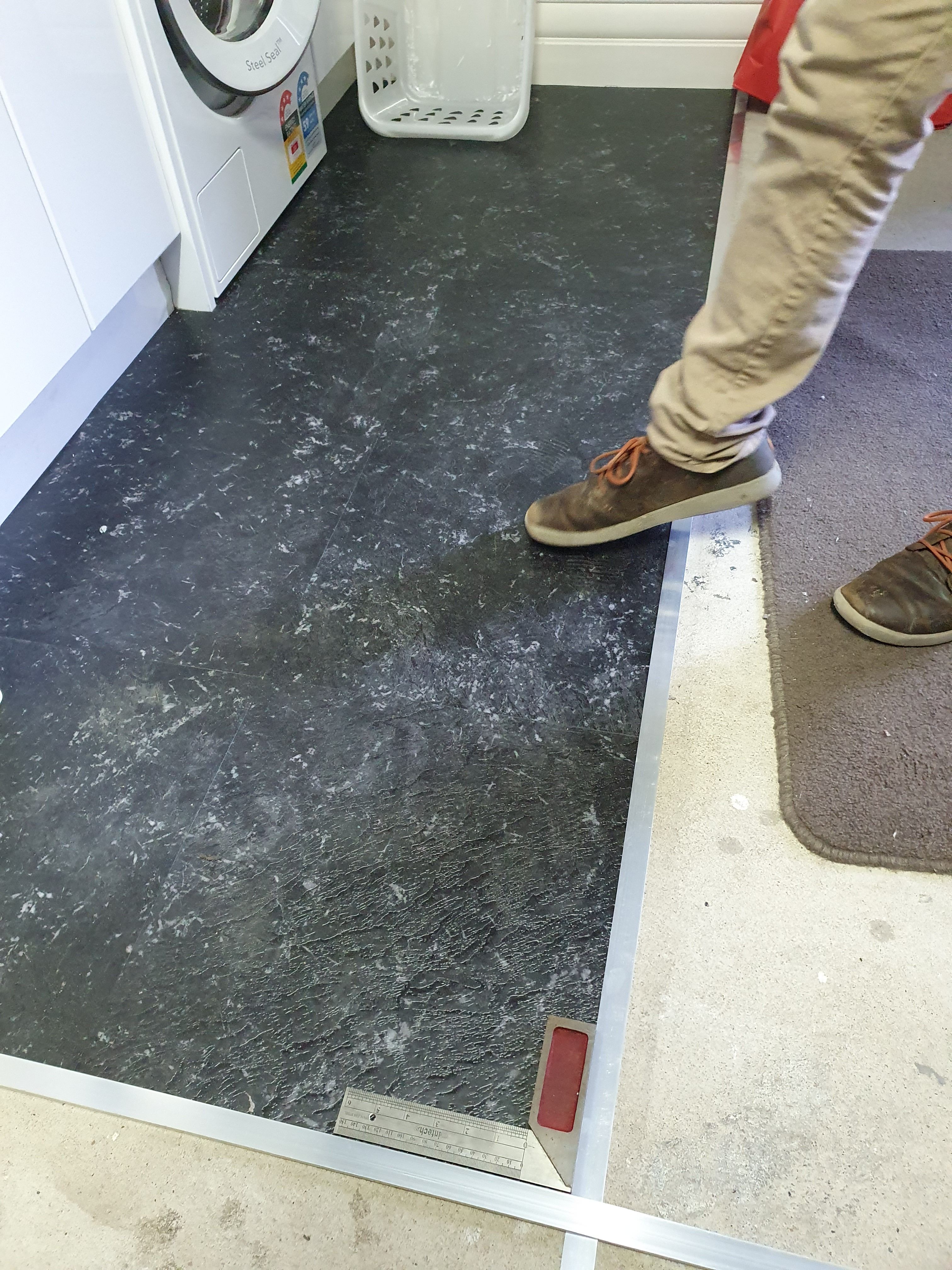 New adhesive floor squares flooring Bunnings community