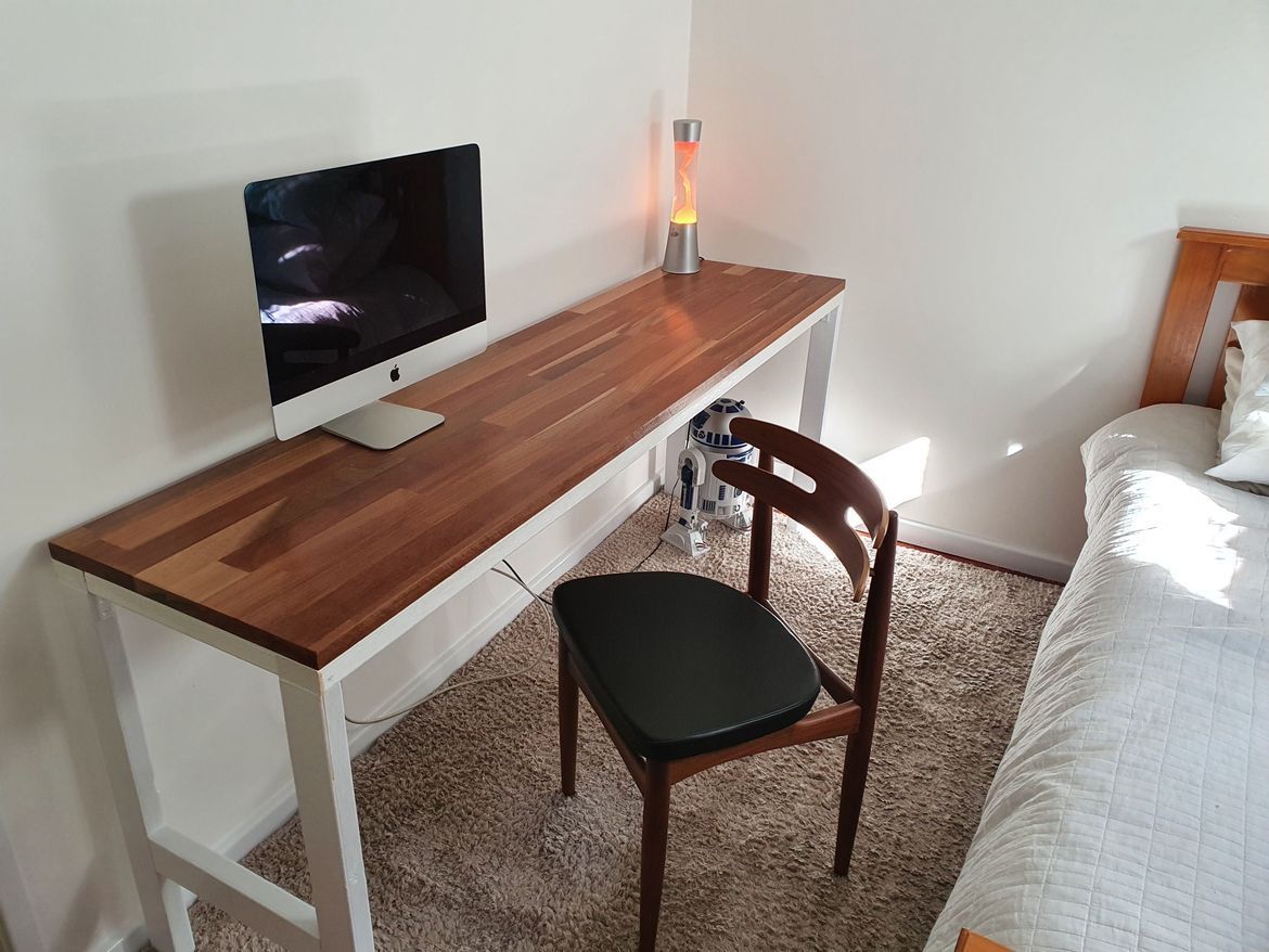 Spotted Gum desk by Nham