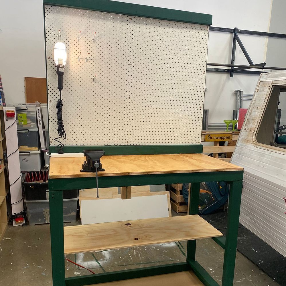 Expanded pegboard tool holder Bunnings community