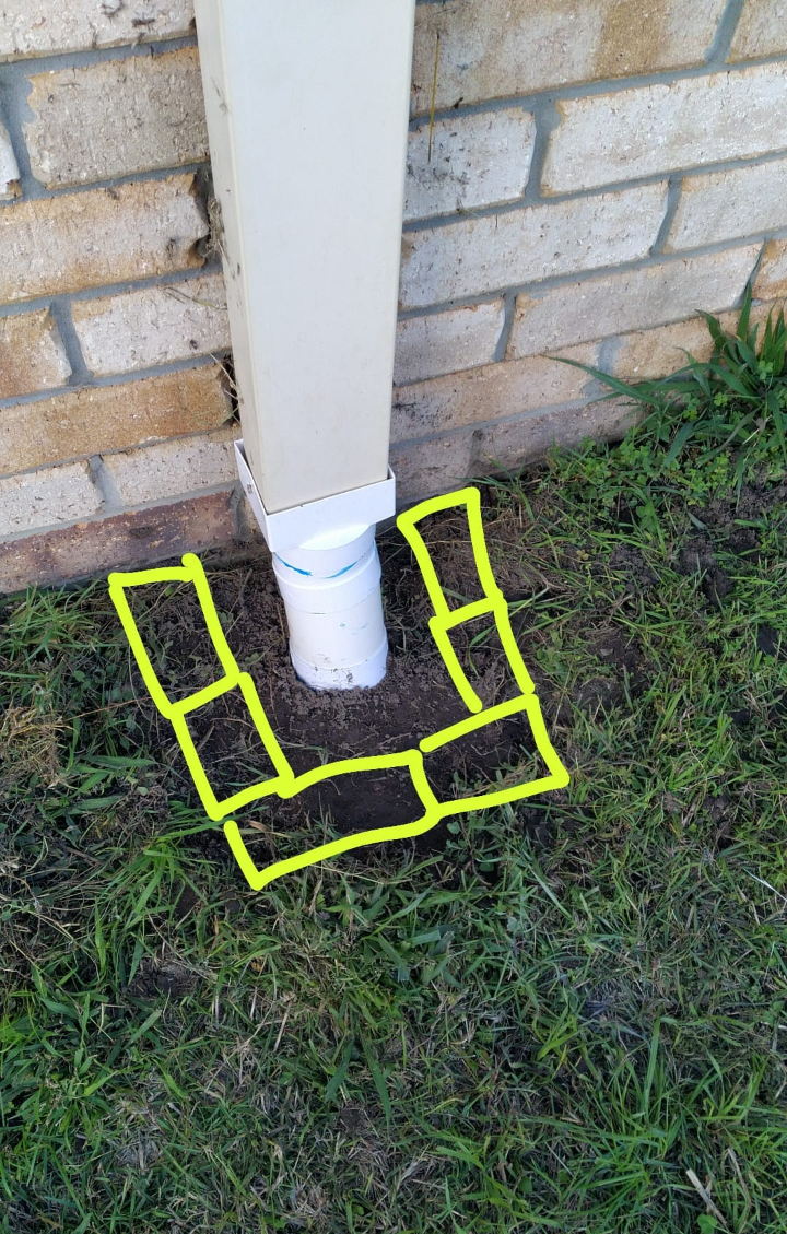 Protecting downpipes Bunnings community