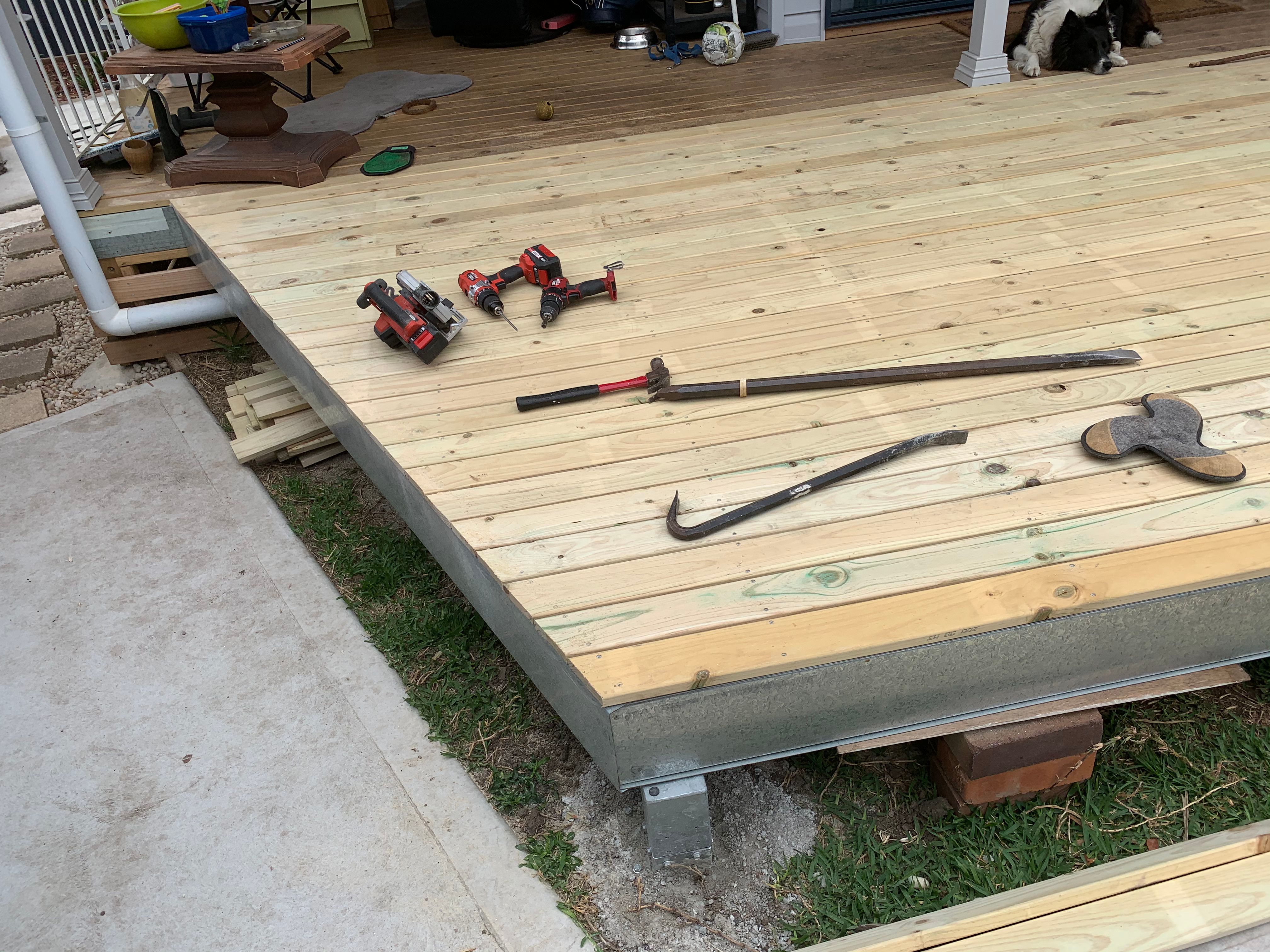 My project using SteelDeck frame system... Bunnings community