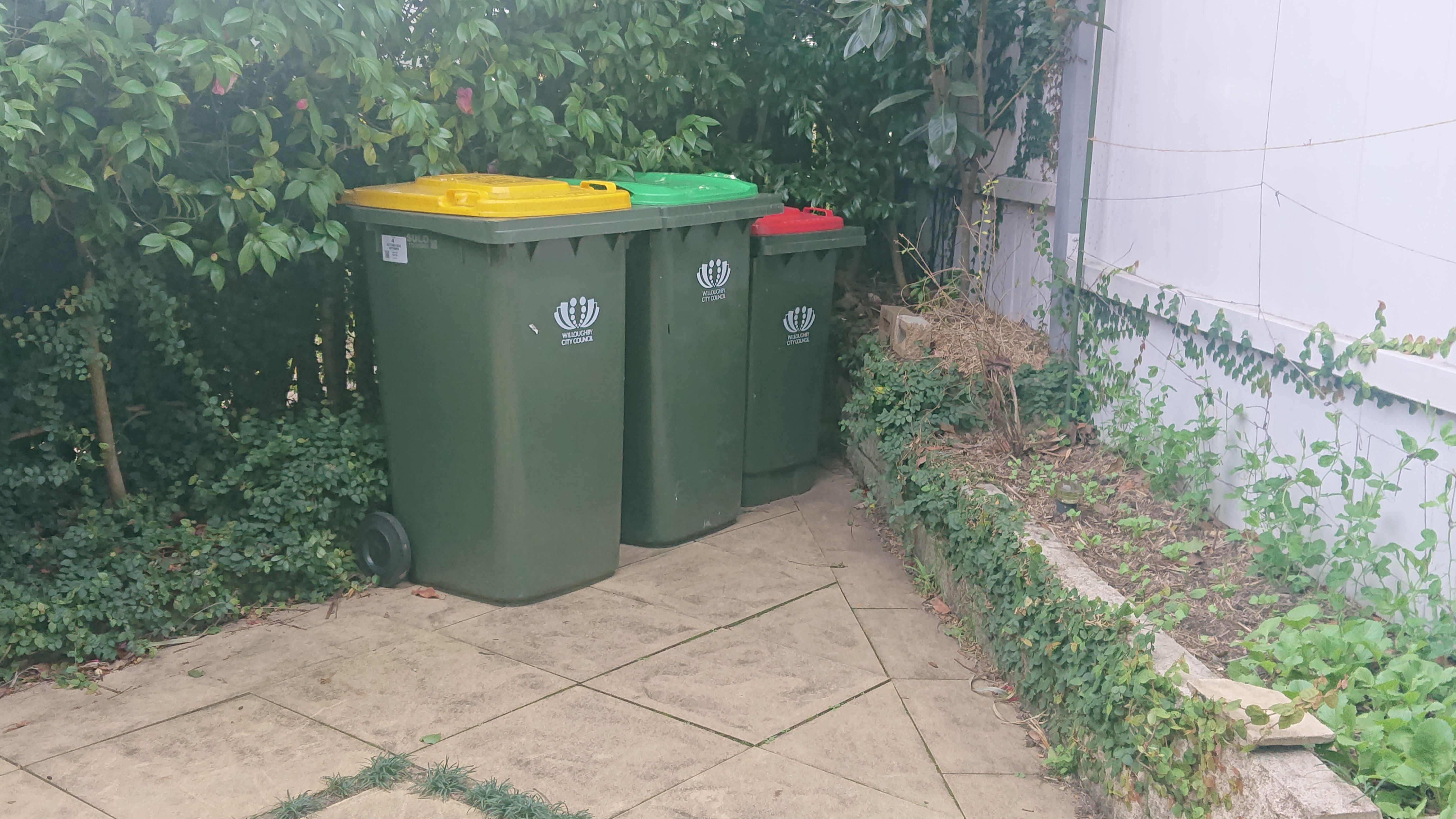 Screening for bins Bunnings community