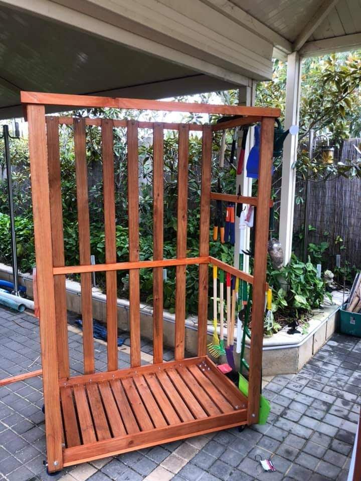 Garden tool trolley, plant stand and pot... | Bunnings Workshop community