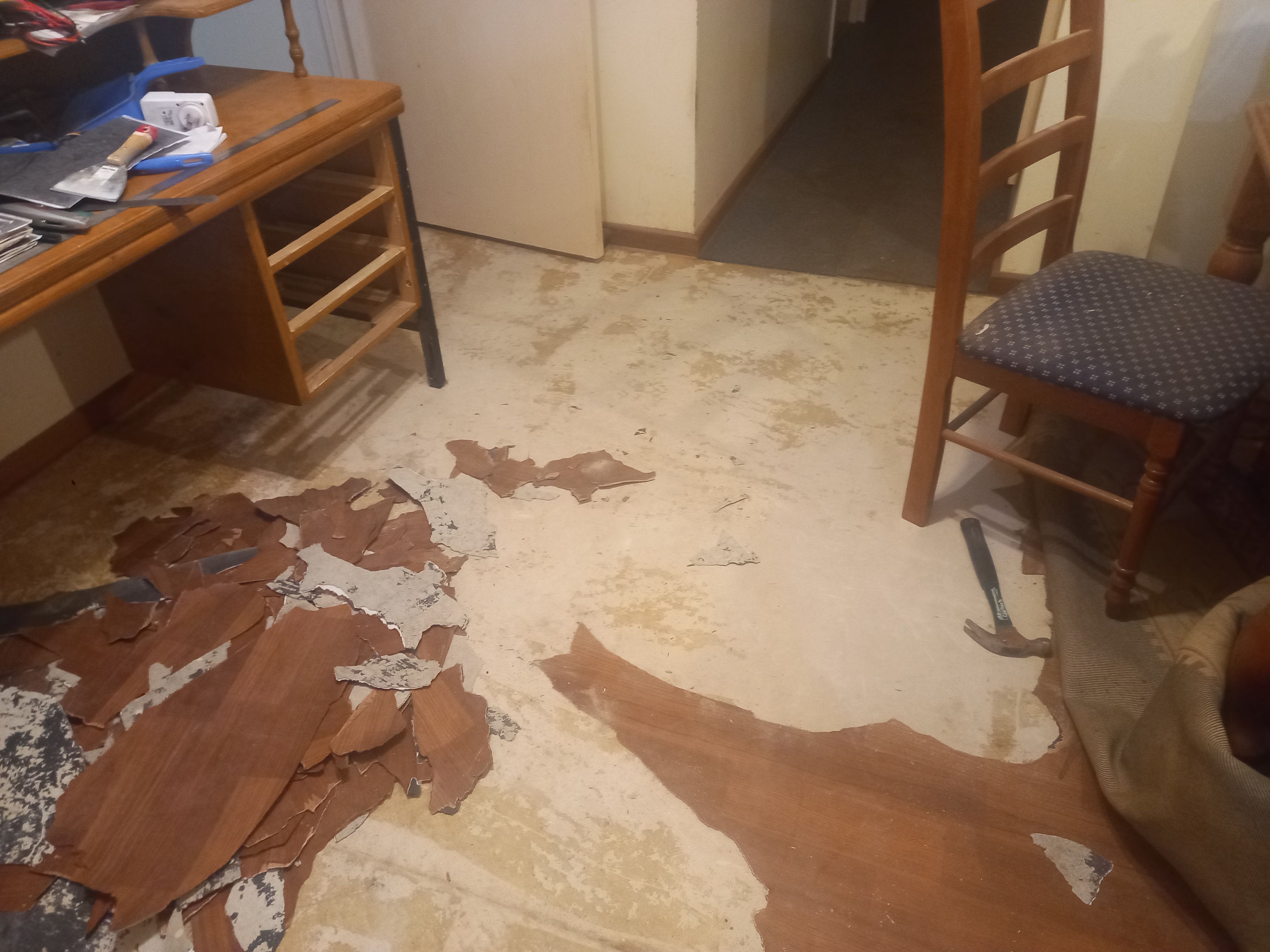 Solved Replacing stick on tile flooring Bunnings community