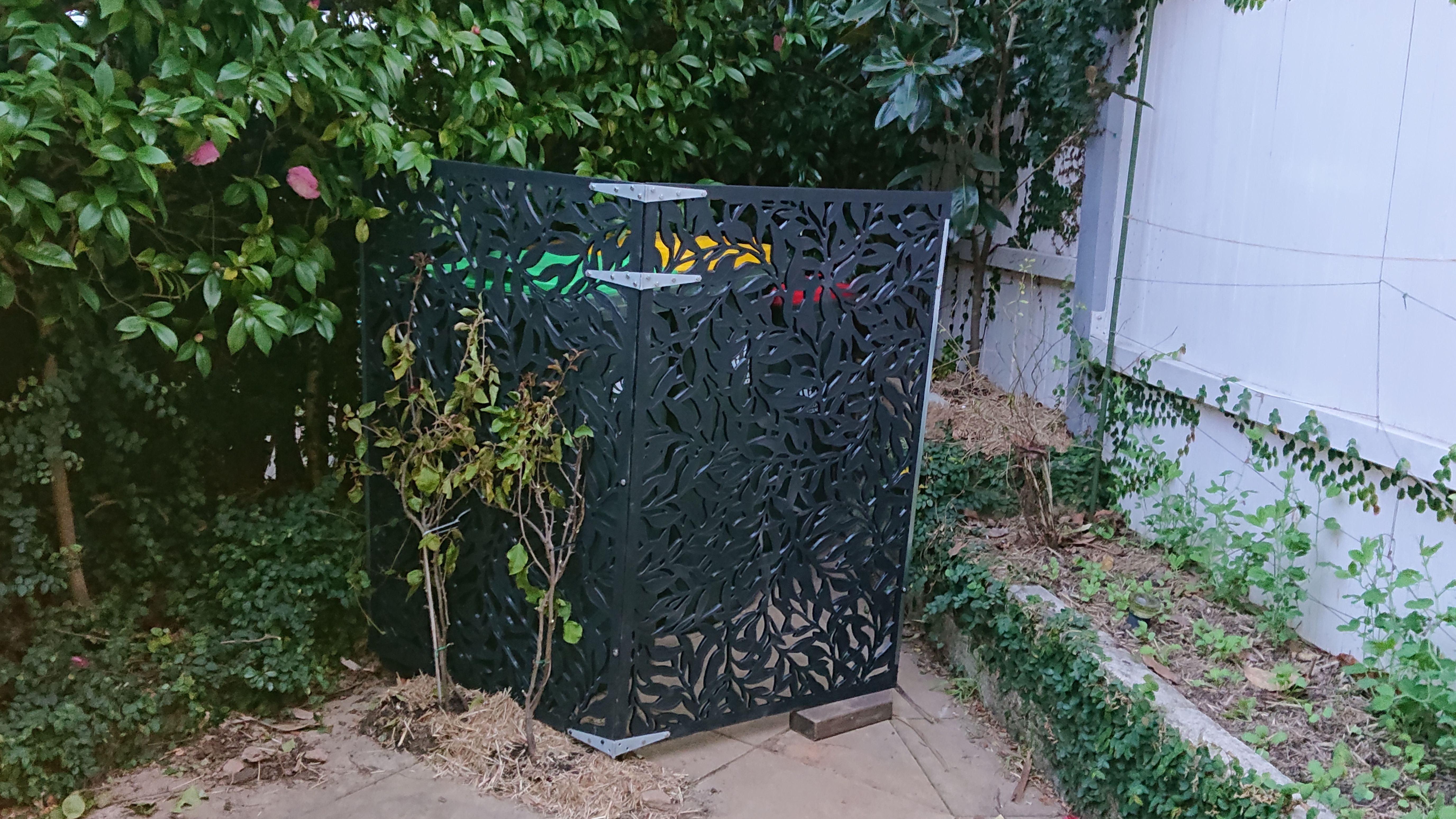 Screening for bins Bunnings community