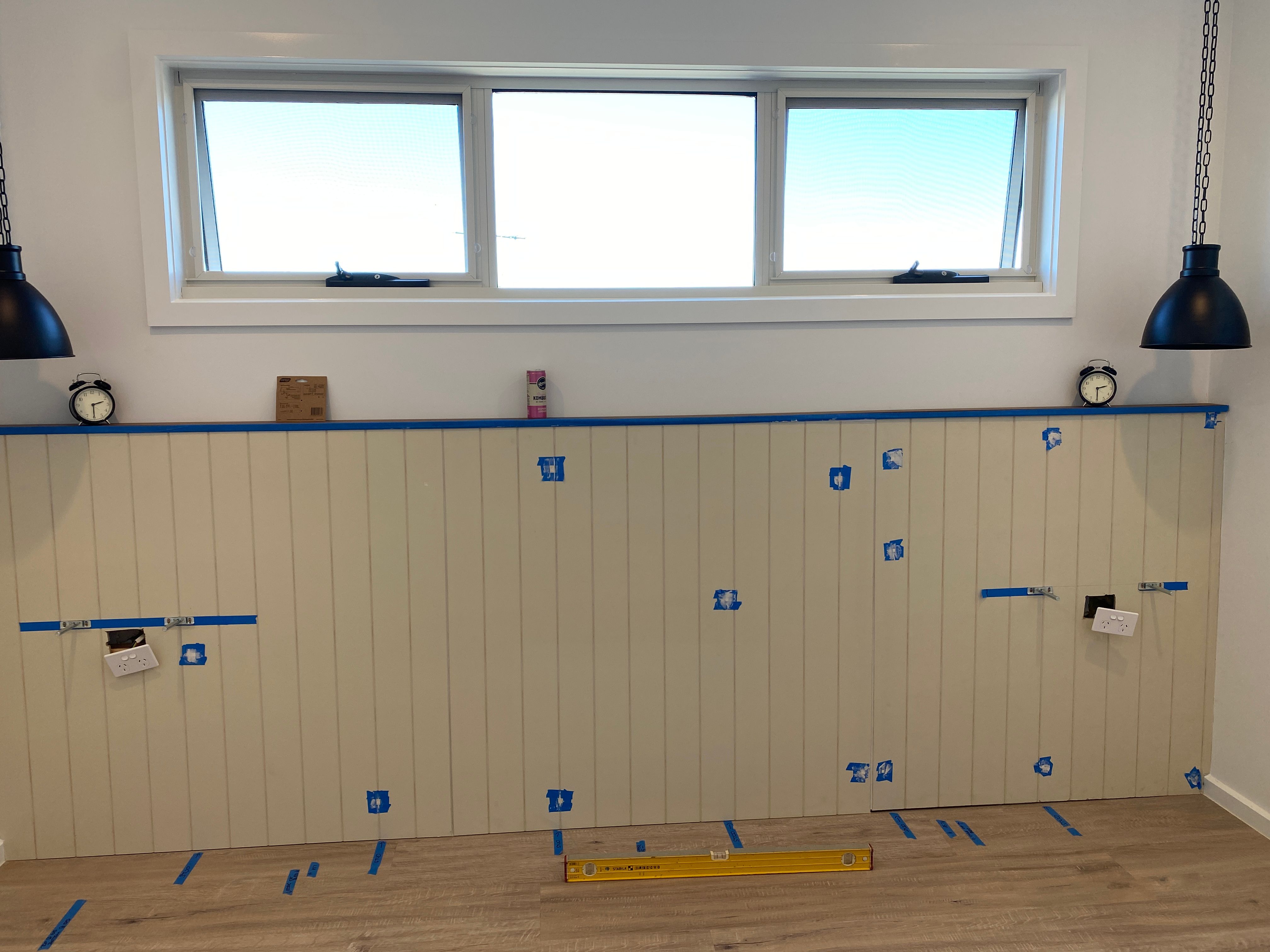 Nib wall bedhead with VJ panels Bunnings community