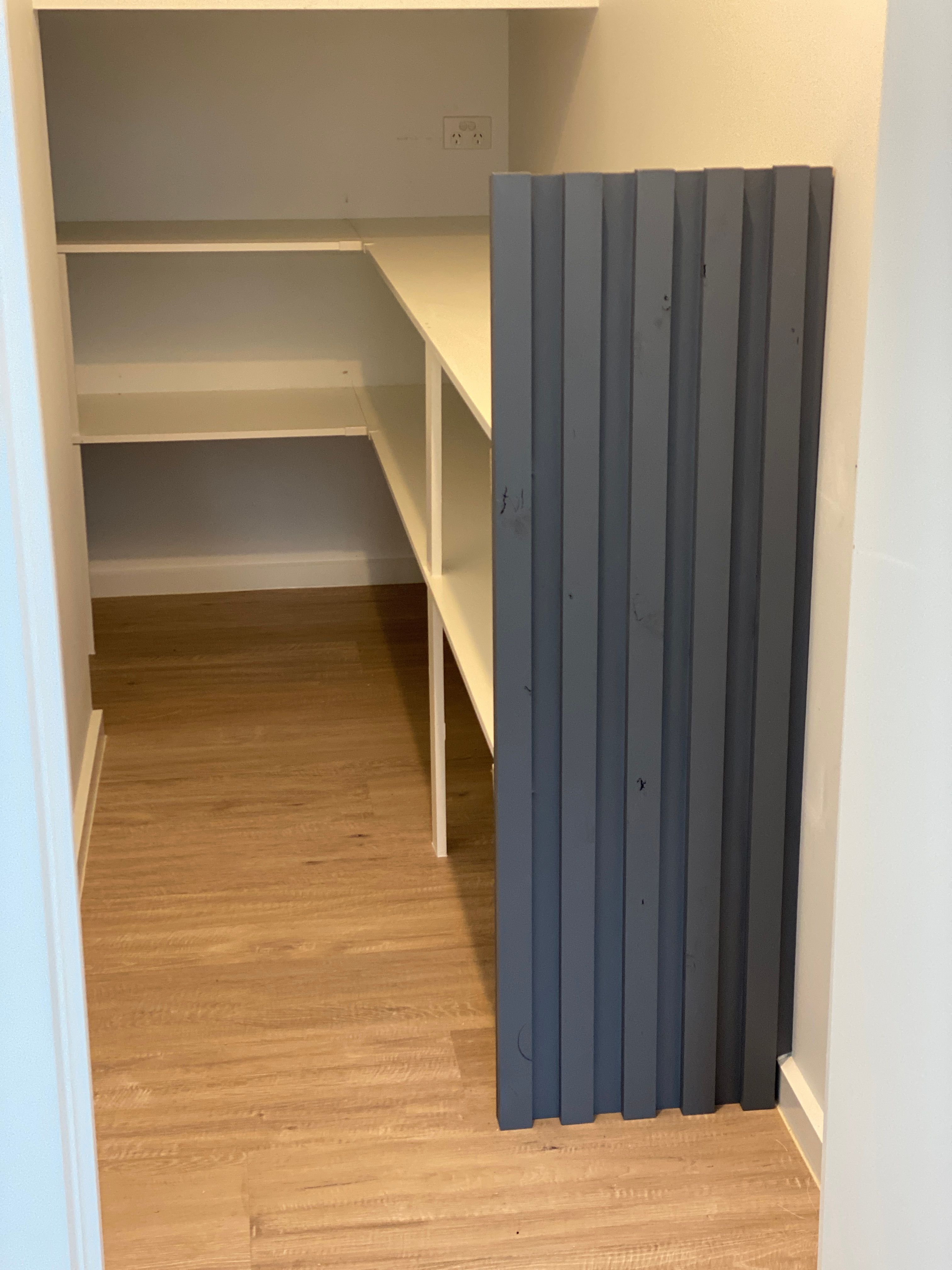 Storage shelves under staircase Bunnings community