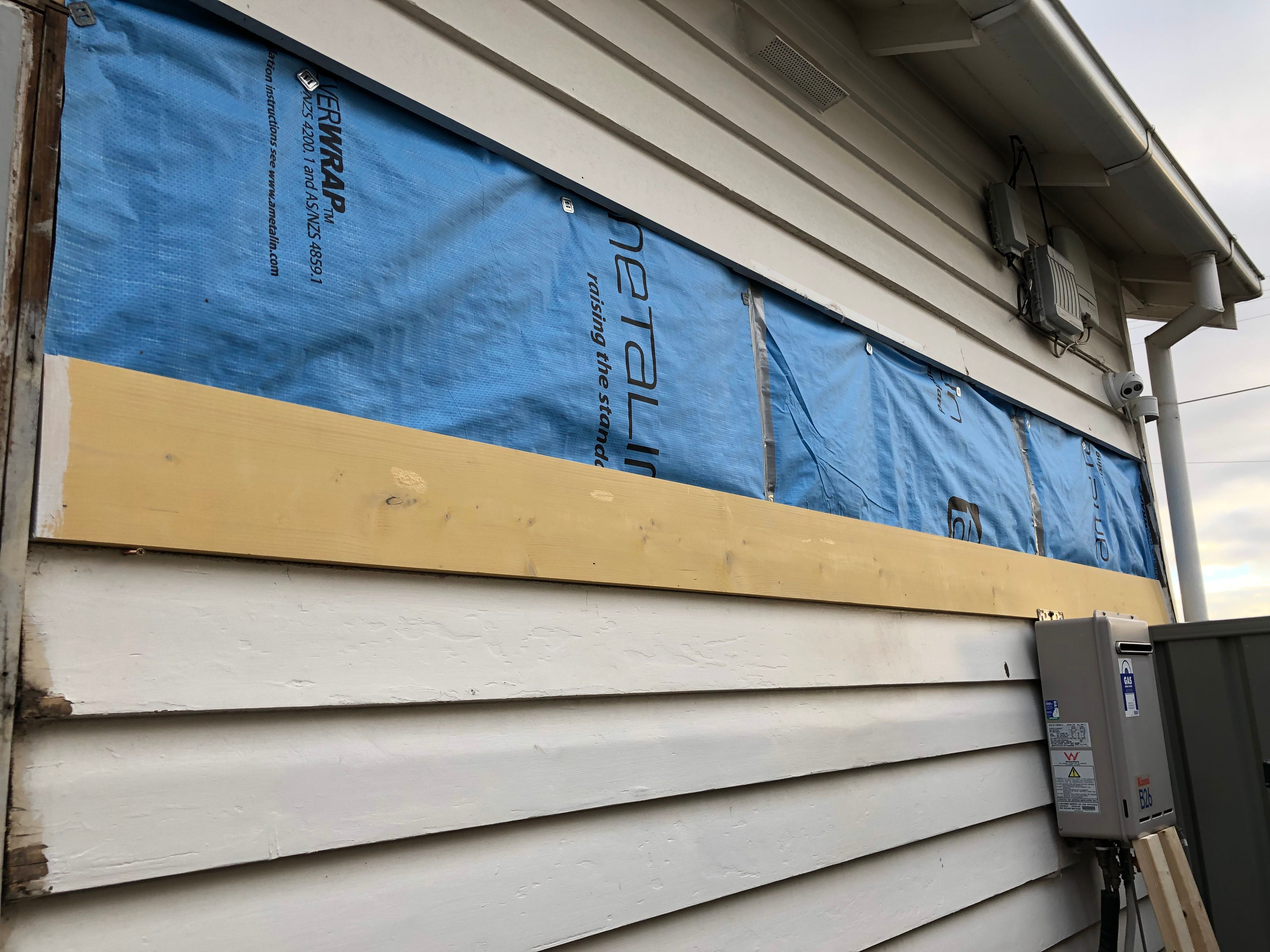 Removed wallmounted air conditioner wal... Bunnings community