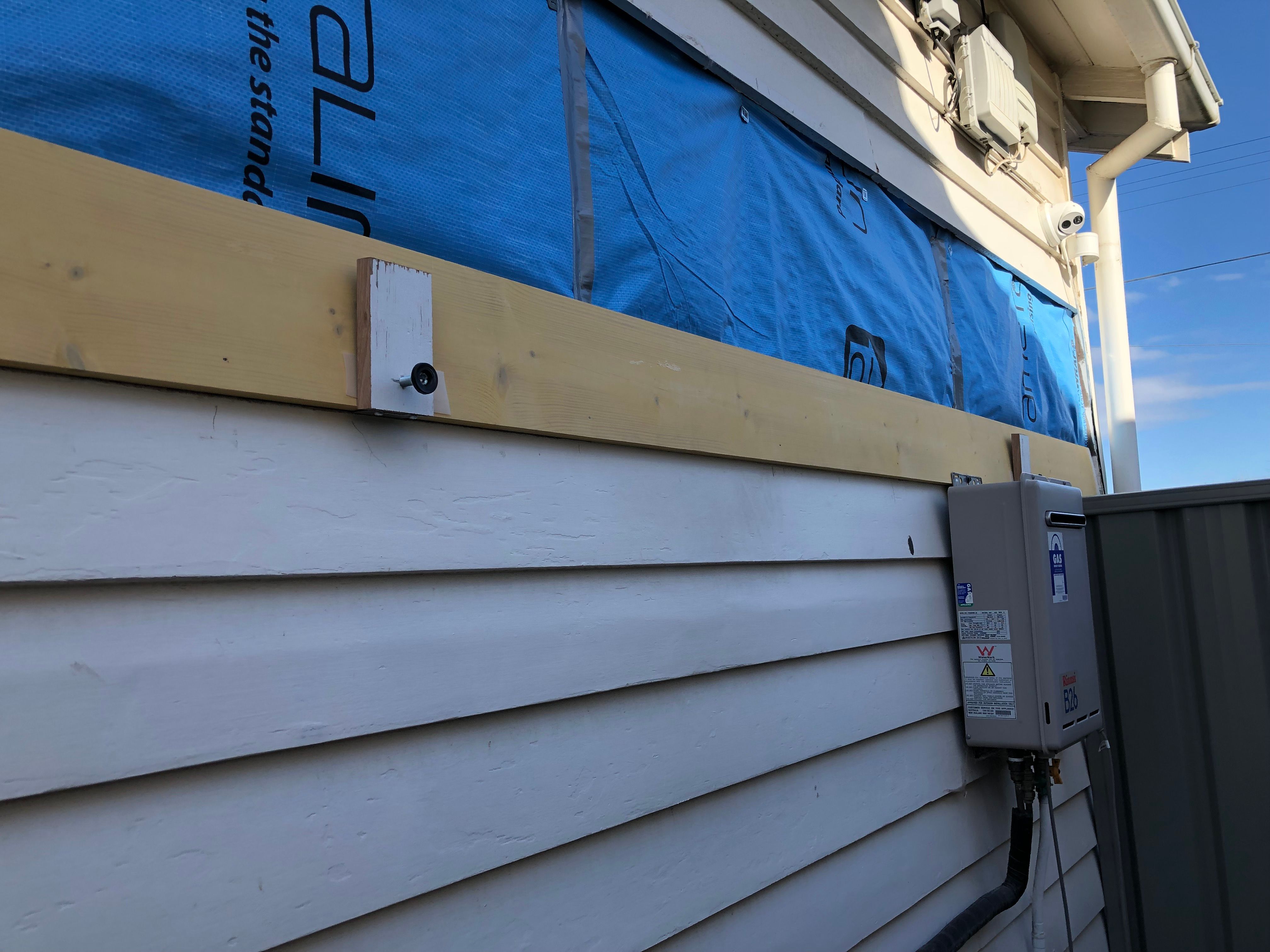 Removed wallmounted air conditioner wal... Bunnings community