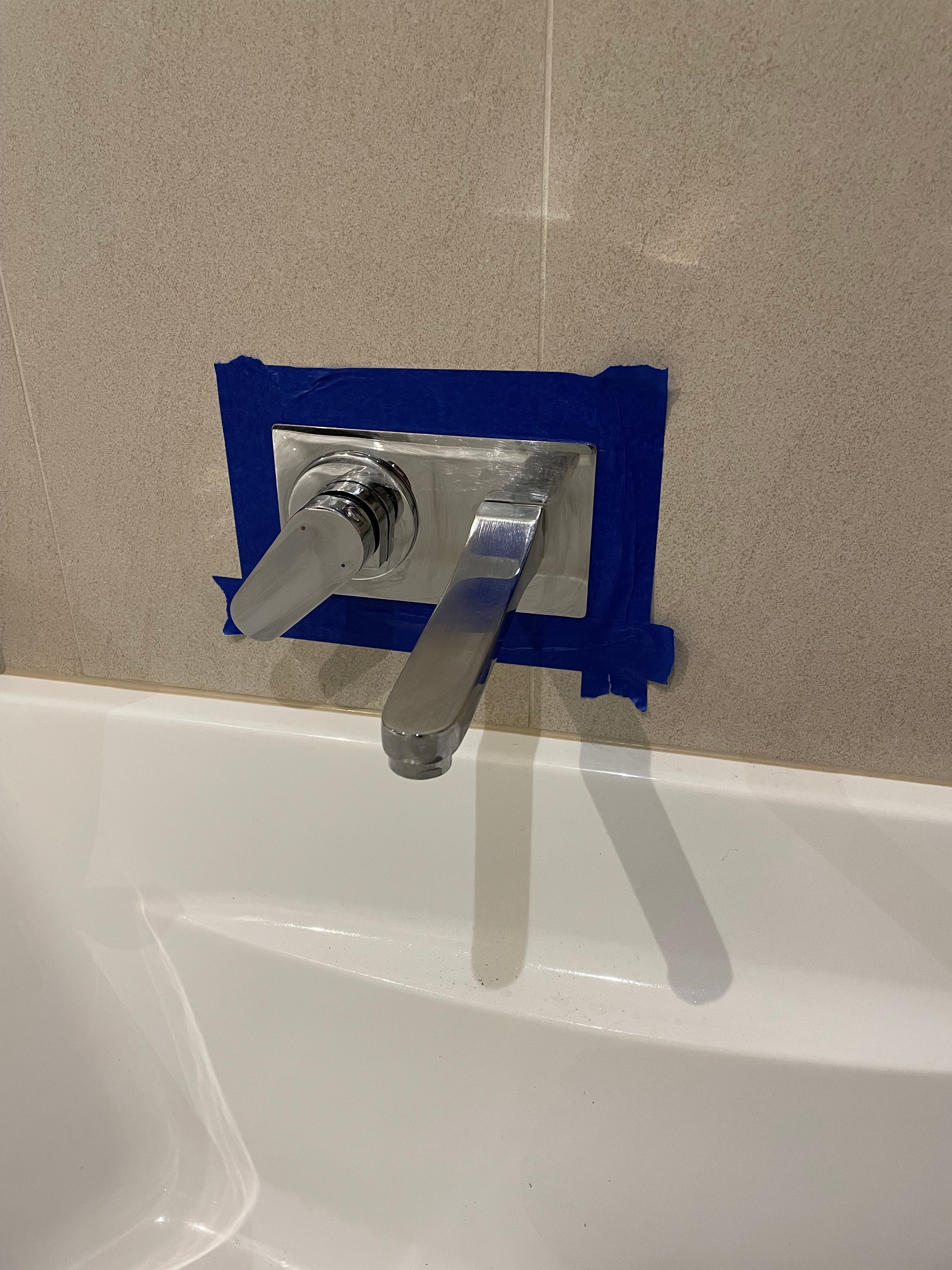 Spray painted tapware Bunnings community