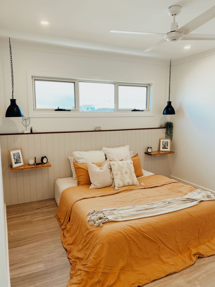 VJ panelling bedroom makeover Bunnings community