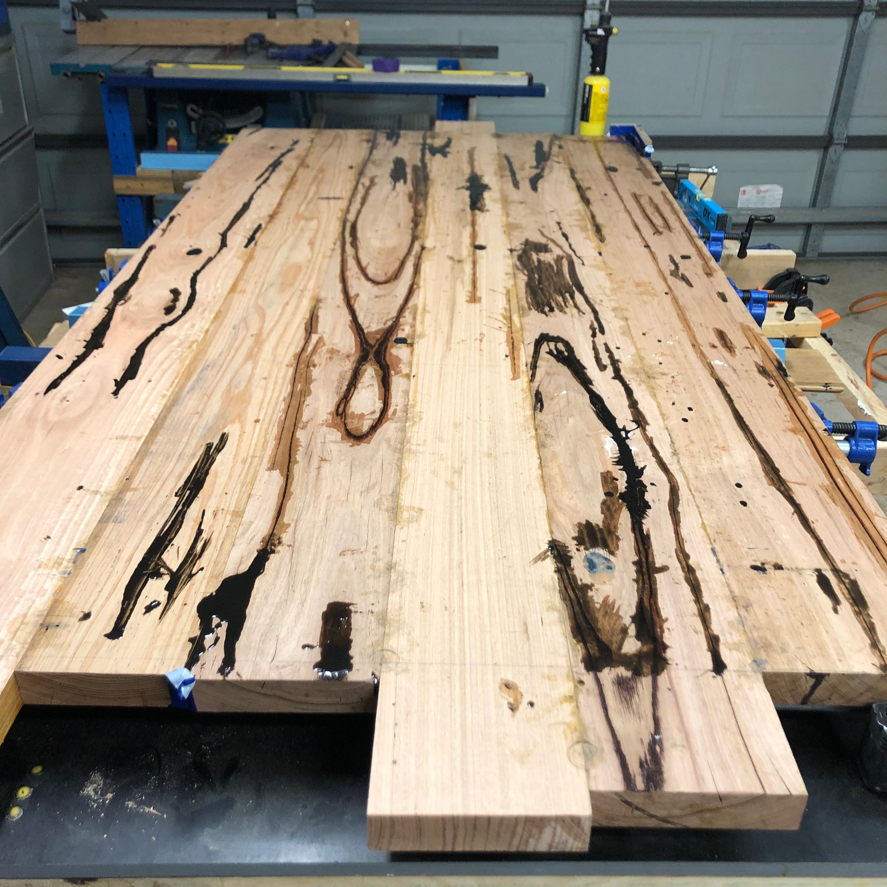 Hardwood dining table Bunnings community