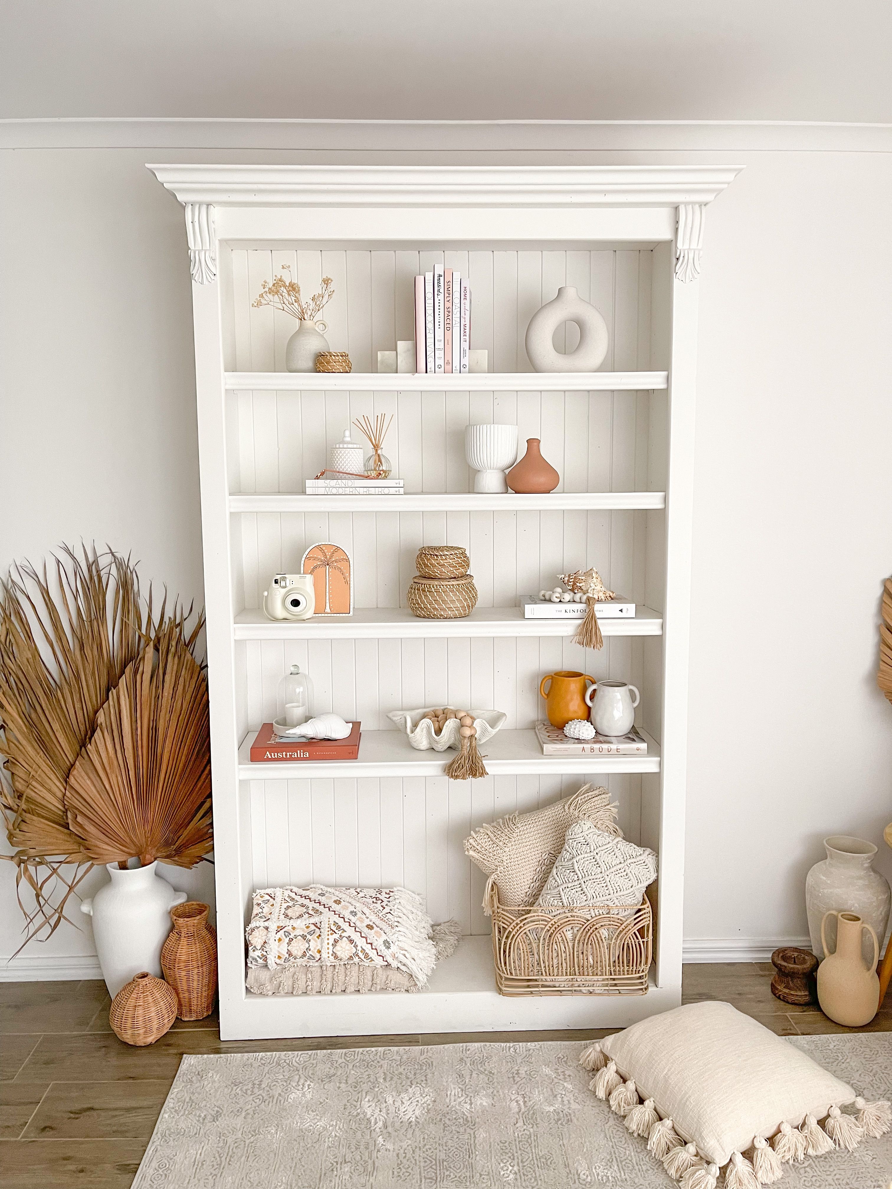 Upcycled bookcase Bunnings community