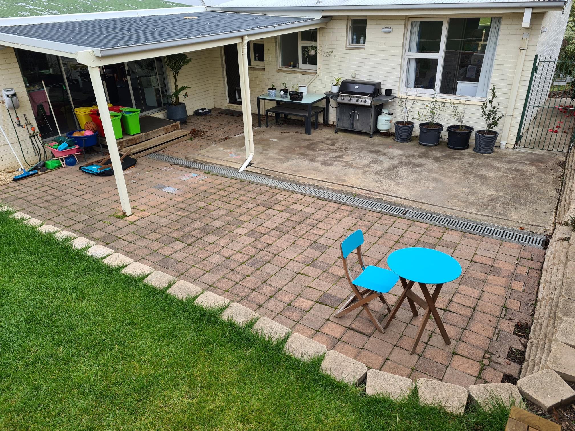 How to build frame for lowlevel deck an... Bunnings community