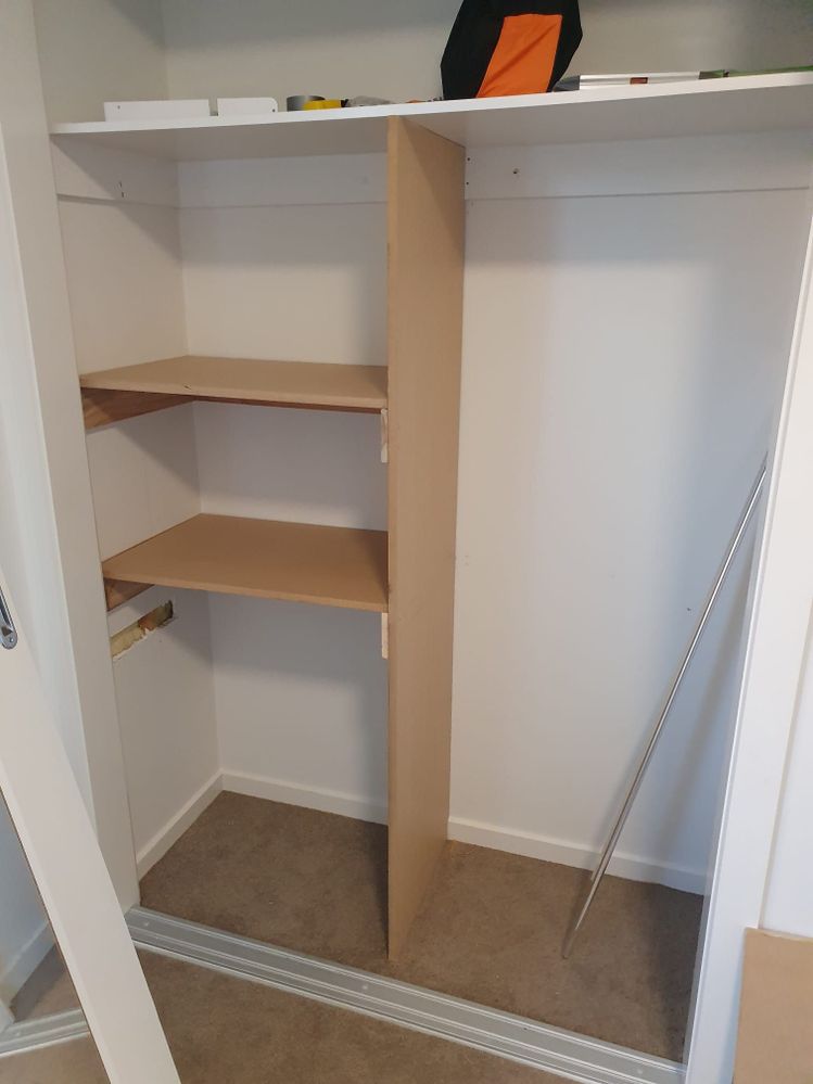 Adding Shelves In Closet What Colour, What Type Of Paint For Closet Shelves