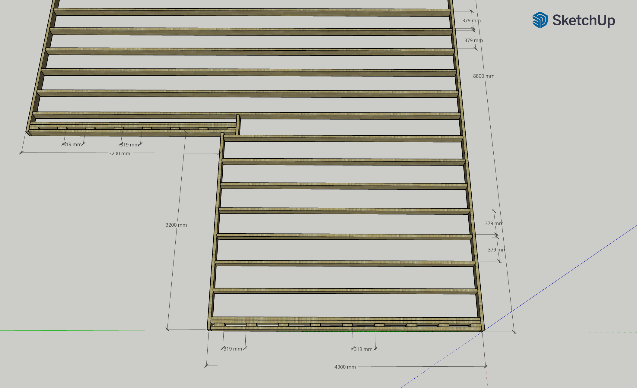 How to build frame for lowlevel deck an... Bunnings community