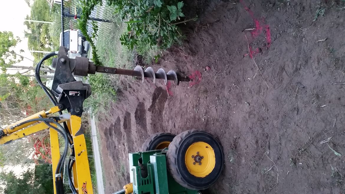 Drilling some holes.