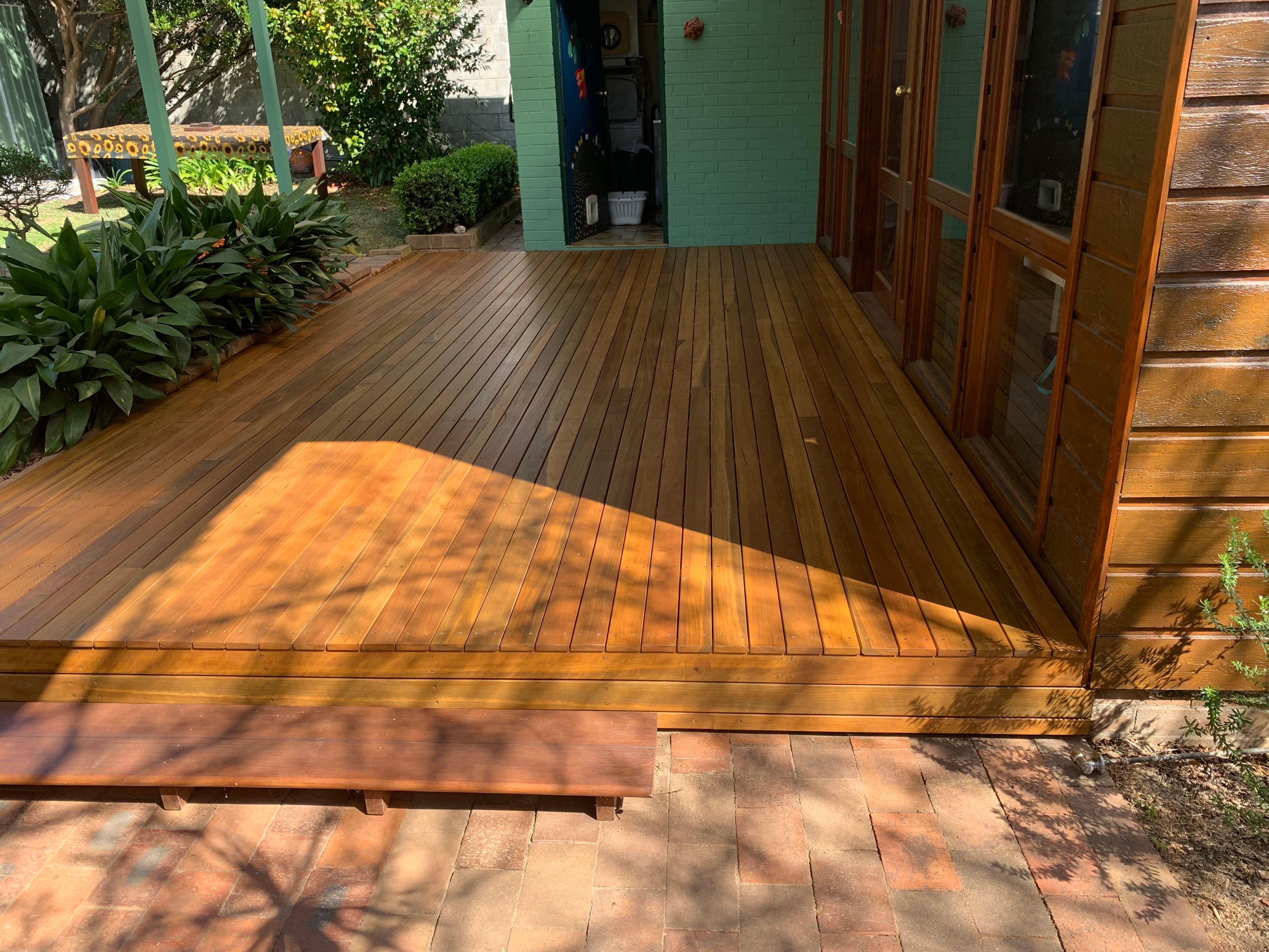 Lowlevel deck Bunnings community