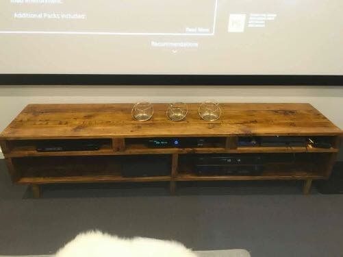 Pallet TV unit
