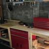 Custom workbench by Rodney.