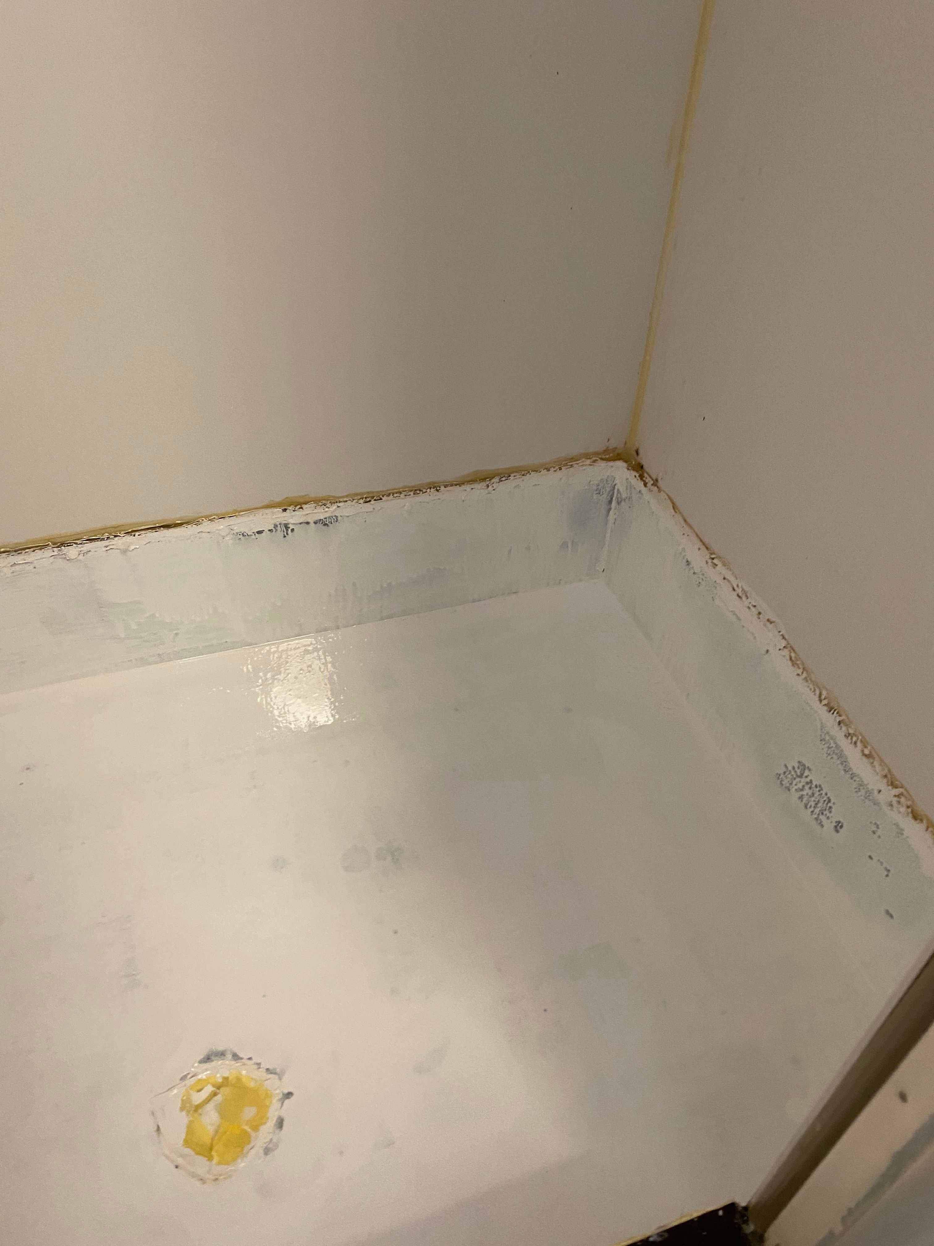 Painting a shower base Bunnings community