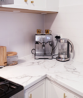 Rufaro transformed this kitchen with paint