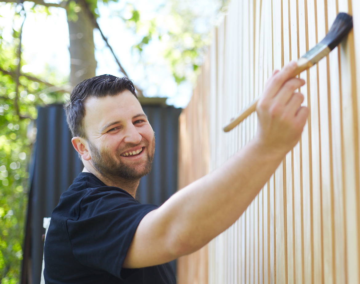 Tom and Caro turned the backyard into their main entertaining space