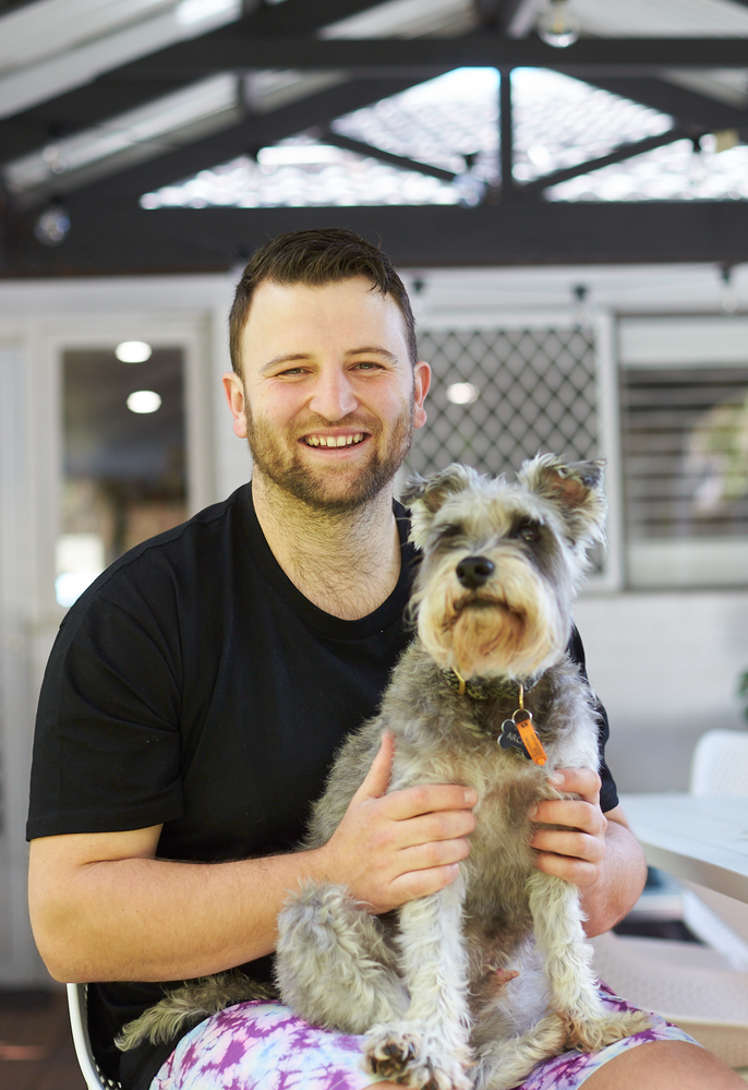 Tom is working on his house that's in "serious need of some love and updating"