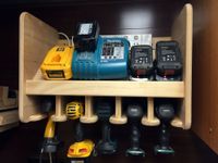 Drill charging station