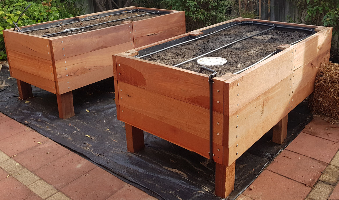 Rustikman's Jarrah planter boxes