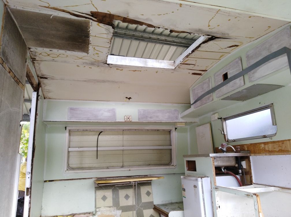 Hatch missing and open to the elements, thankfully I have a carport to work under