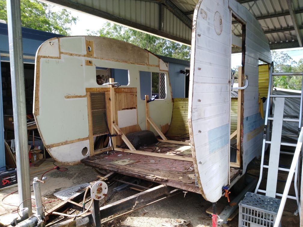 Front and rear removed