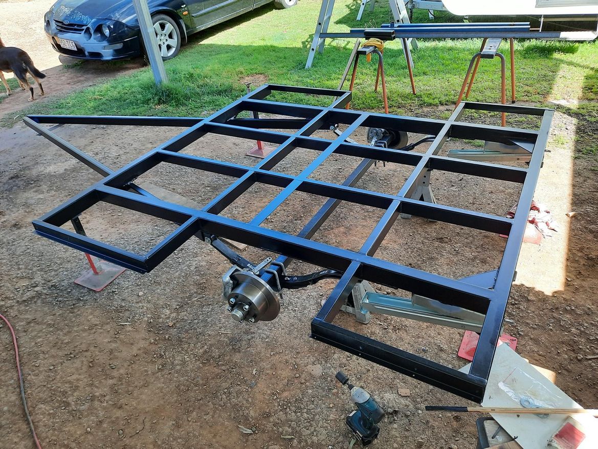 New chassis, axle, hubs etc