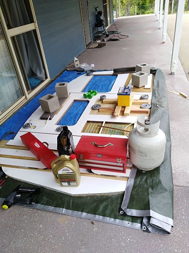 Re-pressing the thermopanel walls