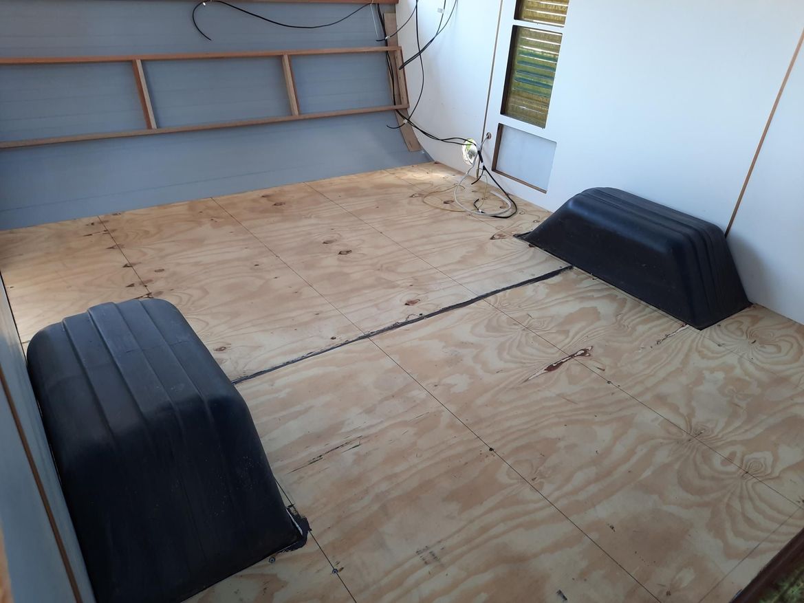 Add in the floor etc