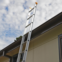 Always extend ladders at least 1m above a gutter line