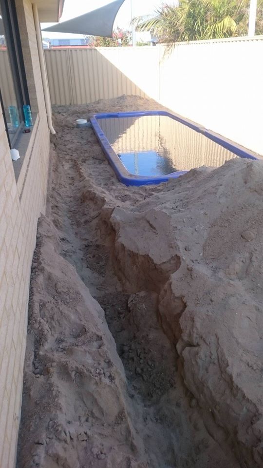 My fibreglass pool install Bunnings community