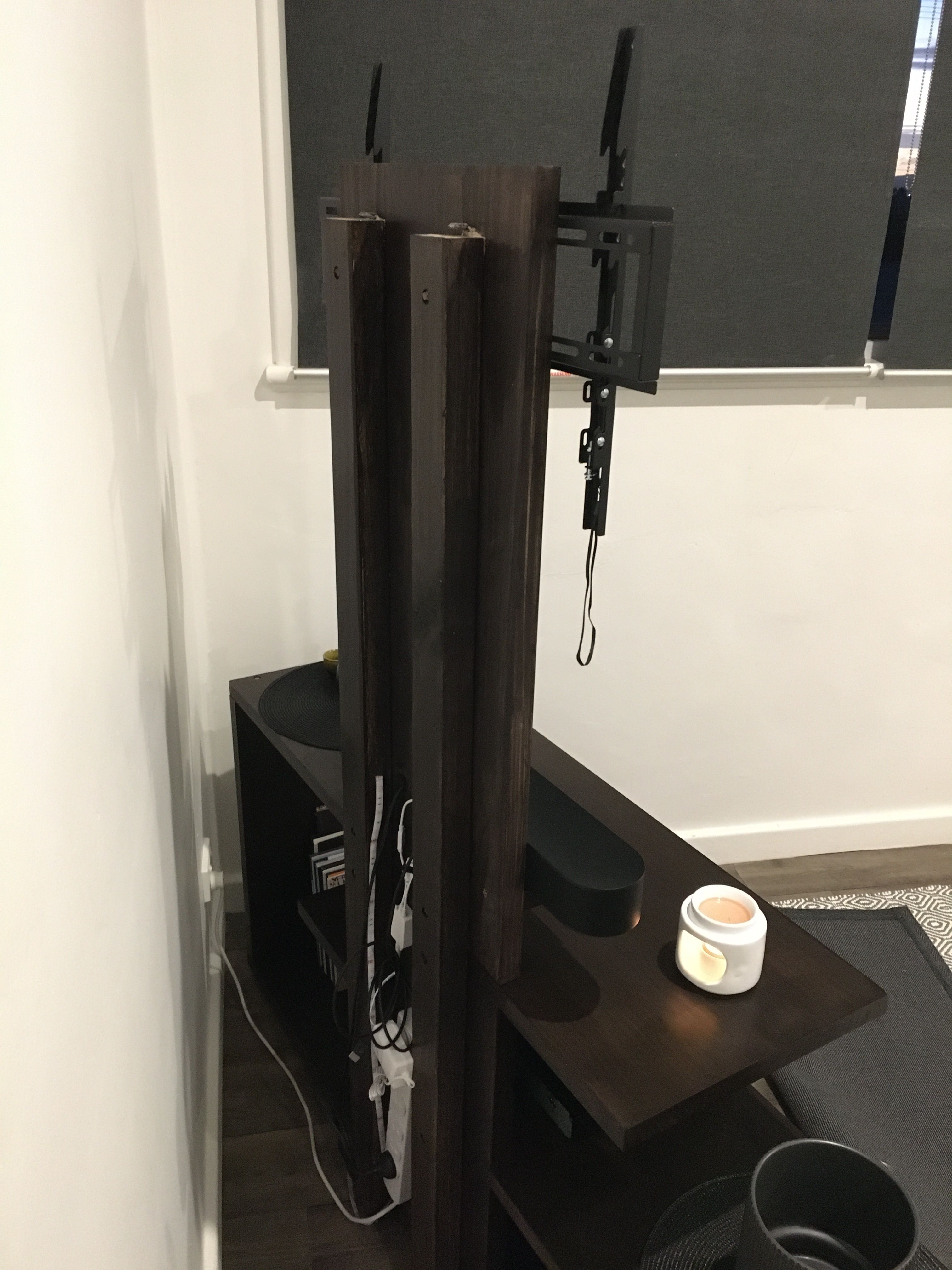 DIY freestanding floating shelf / wallm... Bunnings community