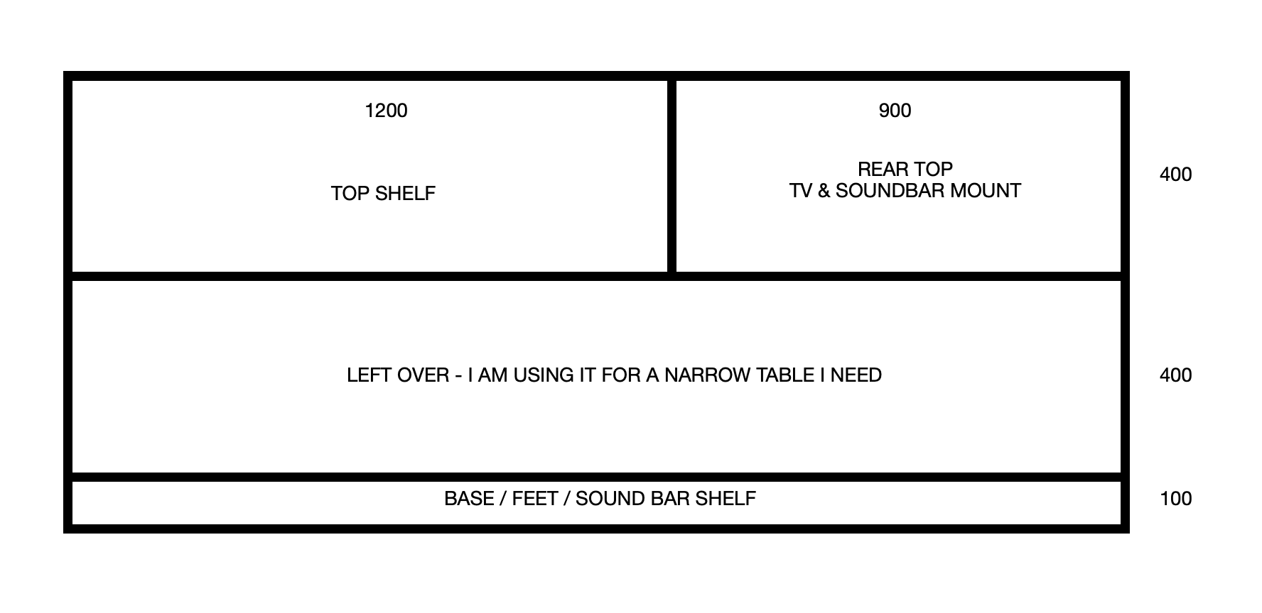DIY freestanding floating shelf / wallm... Bunnings community