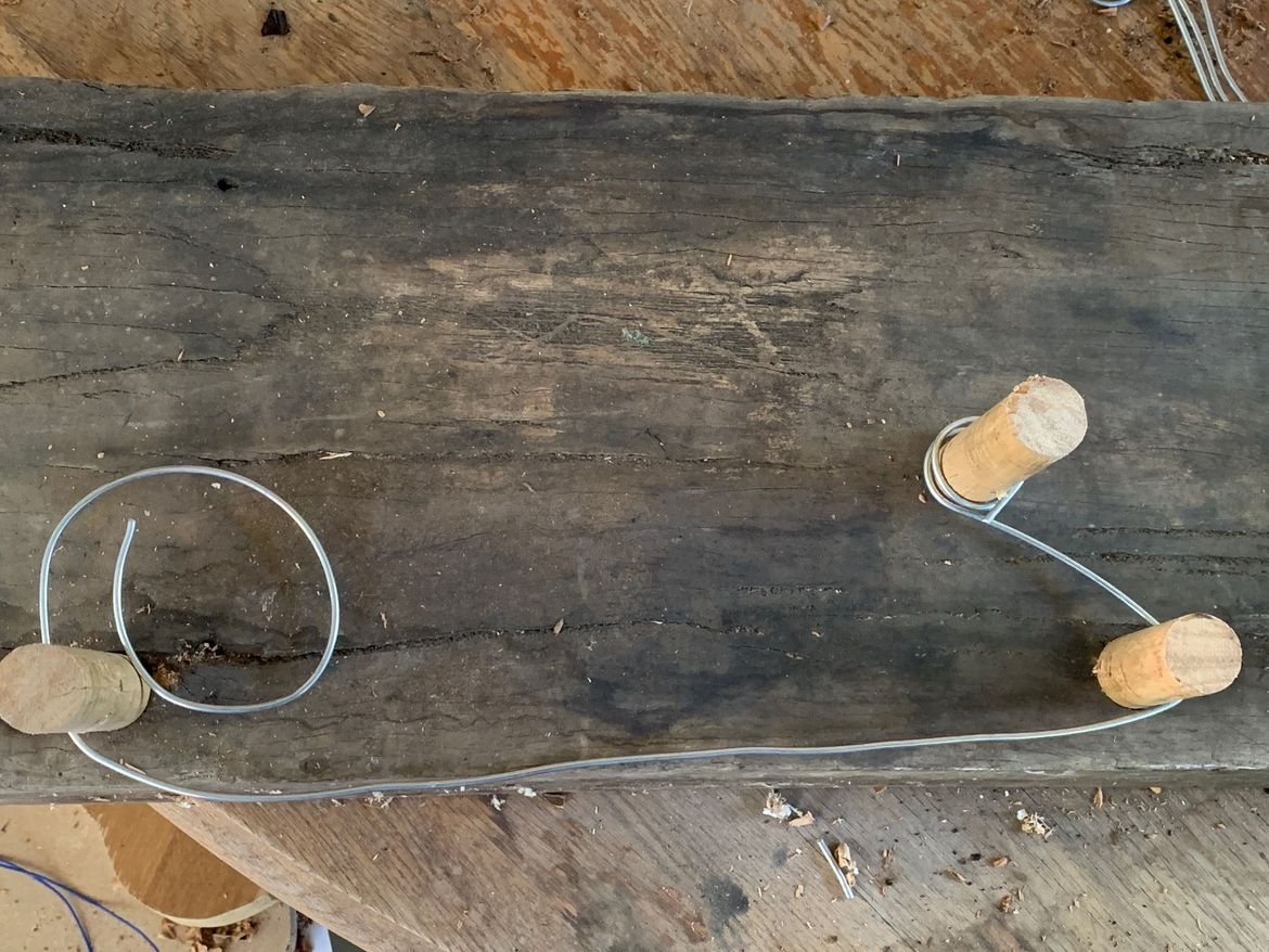 The bottom section. Now to find a larger round item, for the larger diameter circle.