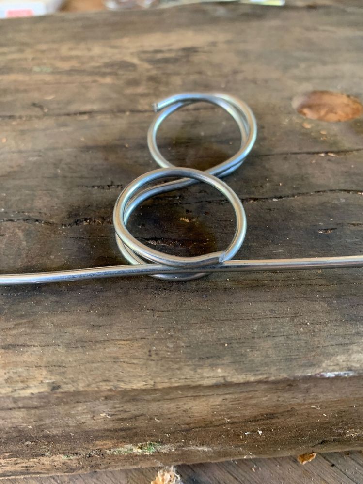 Over time, have found the maximum amount of contact area is required, hence the double loop.