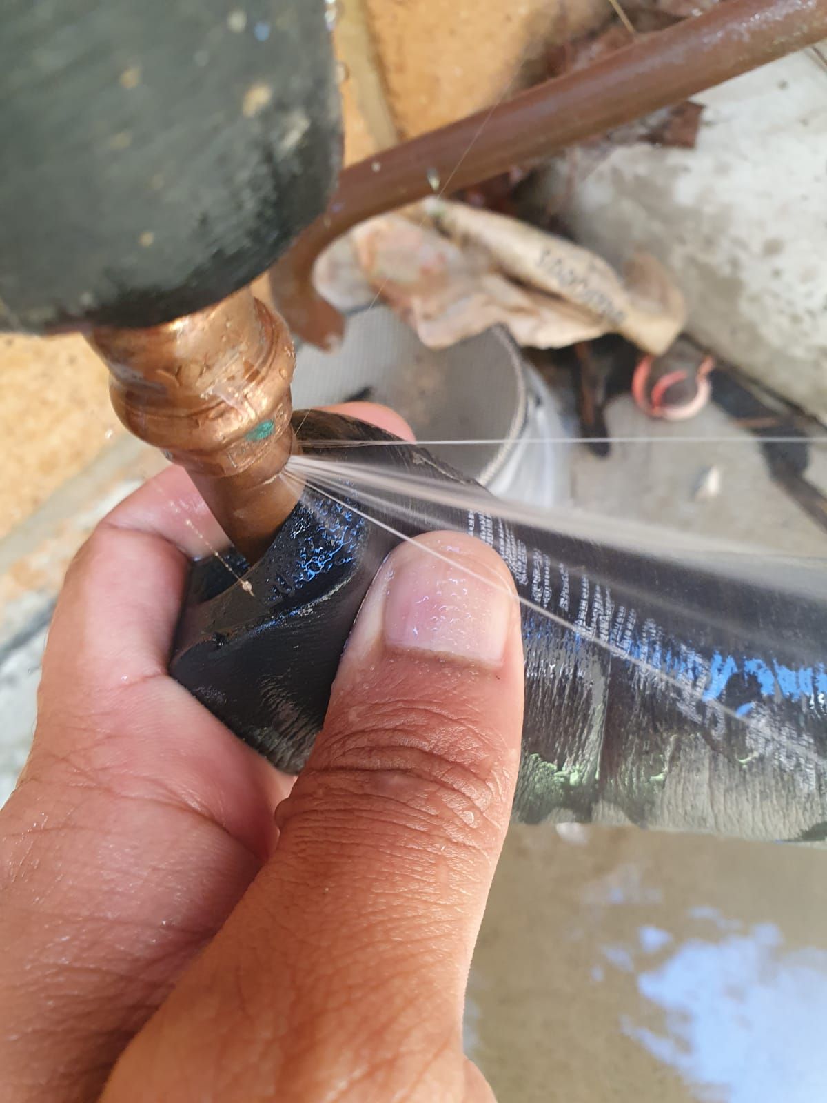 Leaking water at solar hot water system Bunnings community