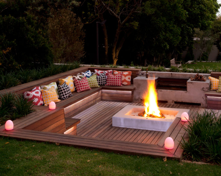 Sunken Fire Pit Inspiration Bunnings, Outdoor Fire Pit In Ground