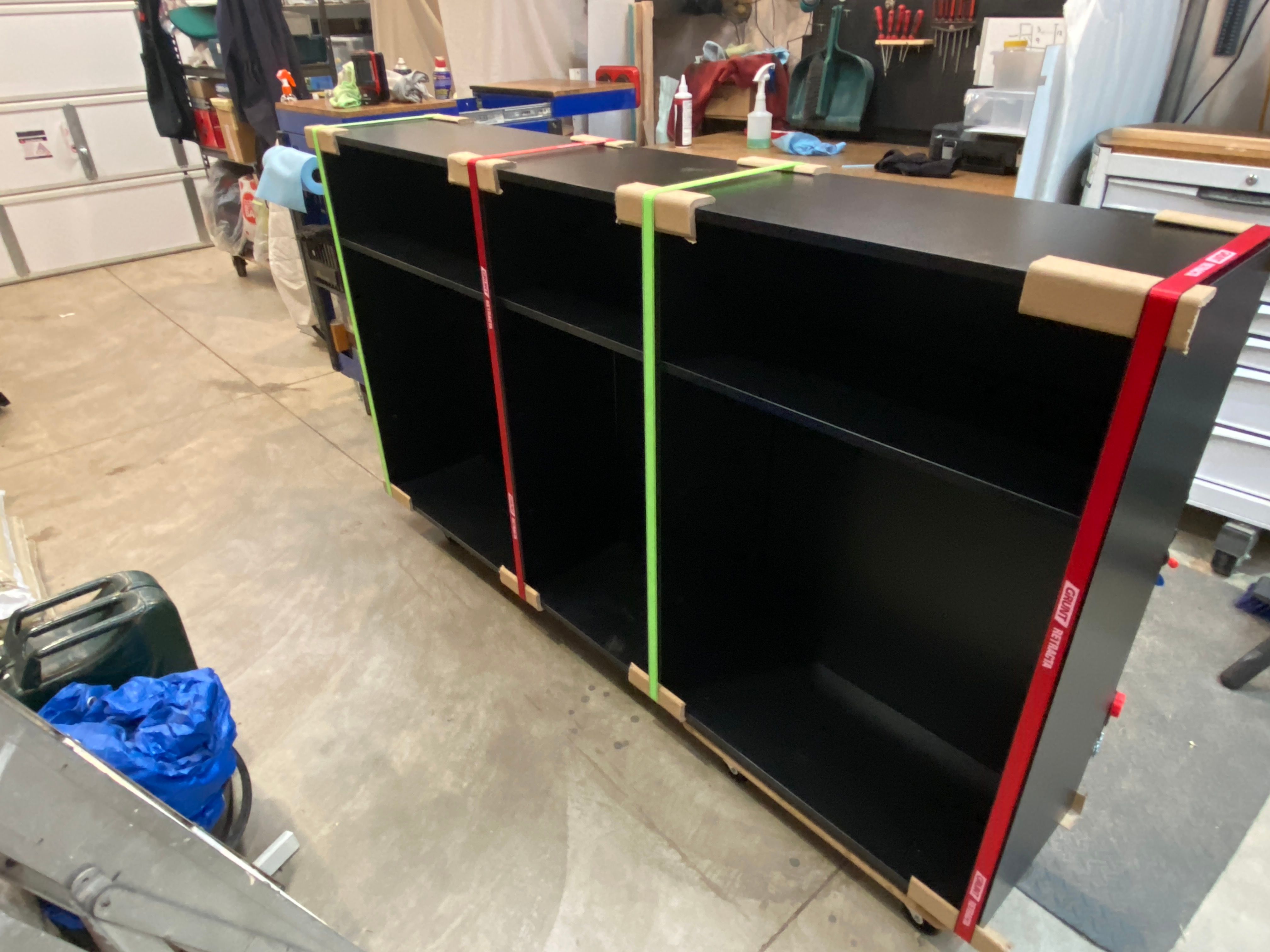 How to build a shoe display shelf cabine... Bunnings community