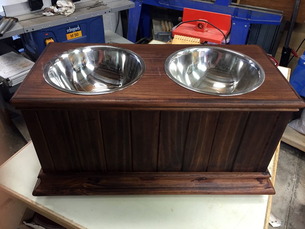 Raised dog bowl stand Bunnings community